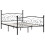 VidaXL (140 x 200 cm) vidaXL Bed Frame with/without Slatted Base Metal Multi Sizes Multi Colours 2
