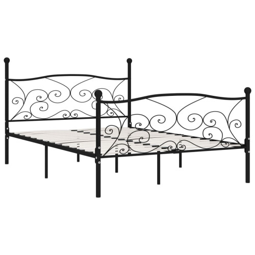 VidaXL (140 x 200 cm) vidaXL Bed Frame with/without Slatted Base Metal Multi Sizes Multi Colours 1