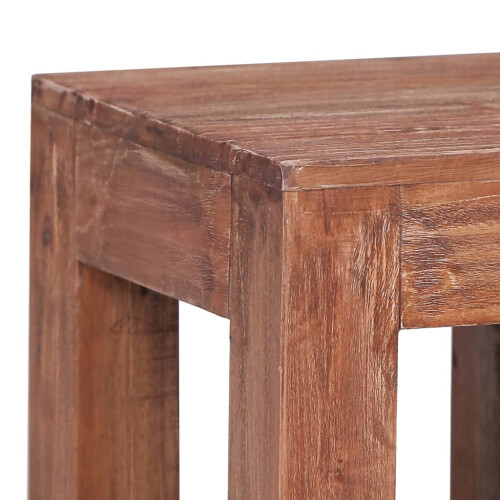 VidaXL (30 x 30 x 30 cm) vidaXL Coffee Table Hallway End Table Accent Side Table Solid Mahogany Wood 2