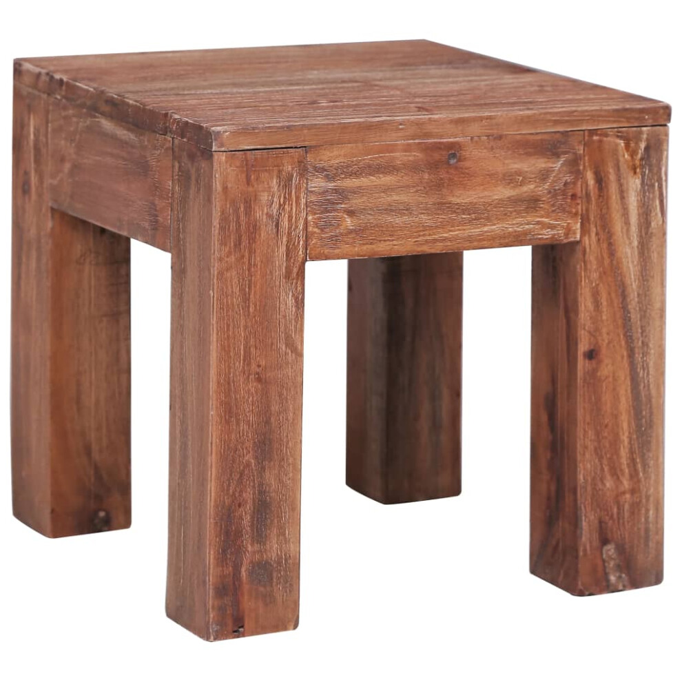 (30 x 30 x 30 cm) vidaXL Coffee Table Hallway End Table Accent Side Table Solid Mahogany Wood