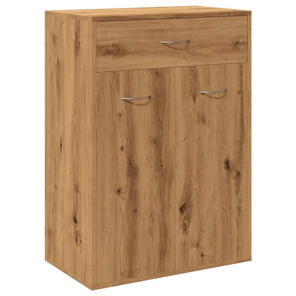 Vidaxl (Artisan Oak) Shoe Cabinet Shoe Storage Rack Organiser Shoe Cupboard Engineered Wood