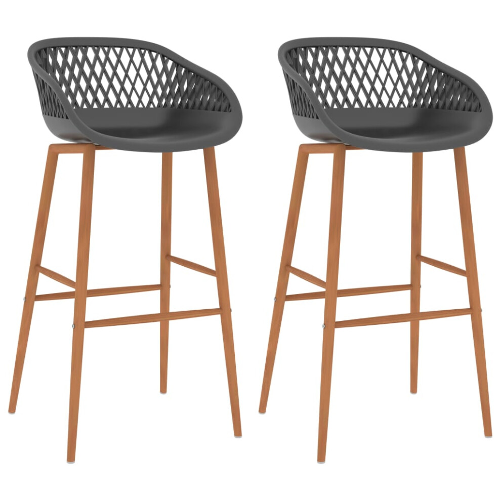 Vidaxl (2 Pcs) 2/4X Bar Chairs Pub Bistro Chairs Counter High Bar Stools Multi Colours