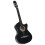 VidaXL (black) vidaXL Western Classical Cutaway Guitar with Equalizer 6 Strings for Beginner 1