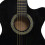 VidaXL (black) vidaXL Western Classical Cutaway Guitar with Equalizer 6 Strings for Beginner 5