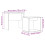 VidaXL (artisan oak) vidaXL Coffee Table Side Table End Accent Telephone Sofa Table Engineered Wood 4