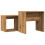 VidaXL (artisan oak) vidaXL Coffee Table Side Table End Accent Telephone Sofa Table Engineered Wood 6