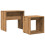 VidaXL (artisan oak) vidaXL Coffee Table Side Table End Accent Telephone Sofa Table Engineered Wood 2