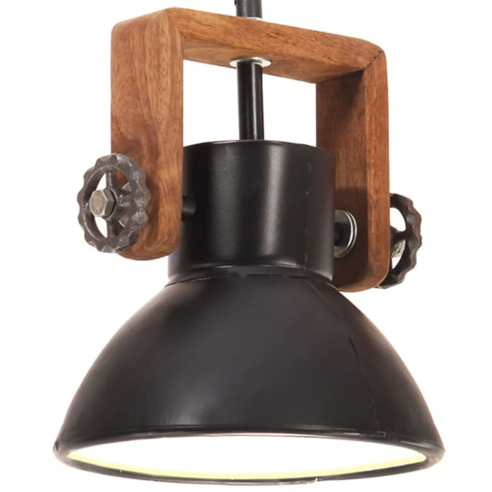 (black) vidaXL Industrial Hanging Lamp 25 W Round E27 Light Multi Colours Multi Sizes