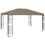 VidaXL vidaXL Pavillon 4x3 m Taupe 1