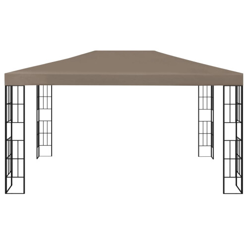 VidaXL vidaXL Pavillon 4x3 m Taupe 1