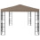 VidaXL vidaXL Pavillon 4x3 m Taupe 3