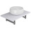 VidaXL vidaXL 2-tlg. Badmöbel-Set Keramik Weiß 1