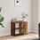 VidaXL (old wood) vidaXL Side Cabinet Storage Unit Side Table Hall Sofa Table Engineered Wood 3