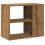 VidaXL (artisan oak) vidaXL Side Cabinet Storage Unit Side Table Hall Sofa Table Engineered Wood 2