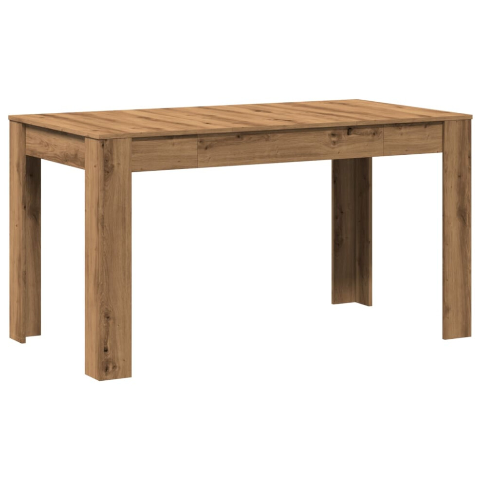 (artisan oak) vidaXL Dining Table Kitchen Dinner Table Dining Room Table Engineered Wood