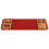 VidaXL (red, 5 pcs/Rectangular) vidaXL Self-adhesive Stair Mats Carpet Stair Treads Stair Step Protector Rug 5