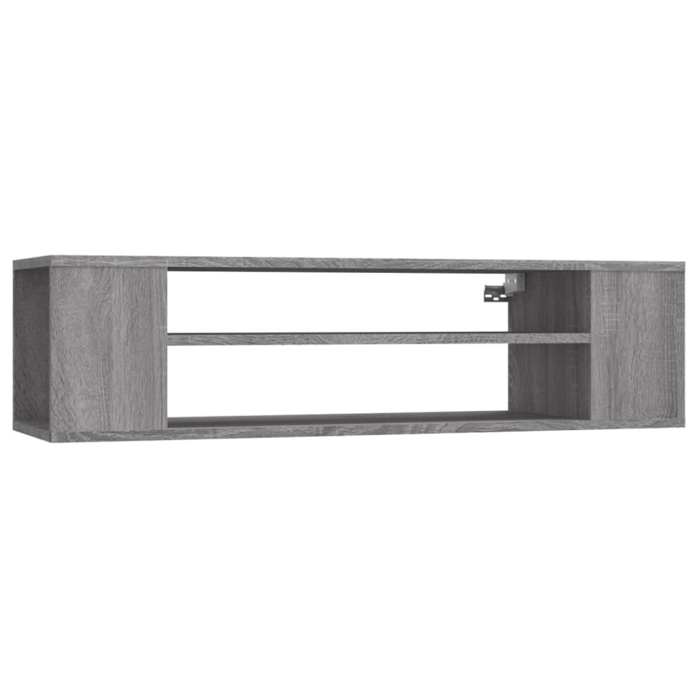 (grey sonoma) vidaXL Hanging TV Cabinet Entertainment Centre Wall TV Unit Engineered Wood