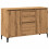 VidaXL (artisan oak) vidaXL Coffee Table Couch Table Hall End Center Accent Table Engineered Wood 1