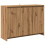 VidaXL (artisan oak) vidaXL Sideboard Storage Cupboard Cabinet Buffet Highboard Engineered Wood 1