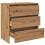 VidaXL (artisan oak) vidaXL Sideboard Storage Cupboard Cabinet Buffet Highboard Engineered Wood 7