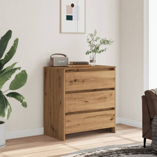 VidaXL (artisan oak) vidaXL Sideboard Storage Cupboard Cabinet Buffet Highboard Engineered Wood 2