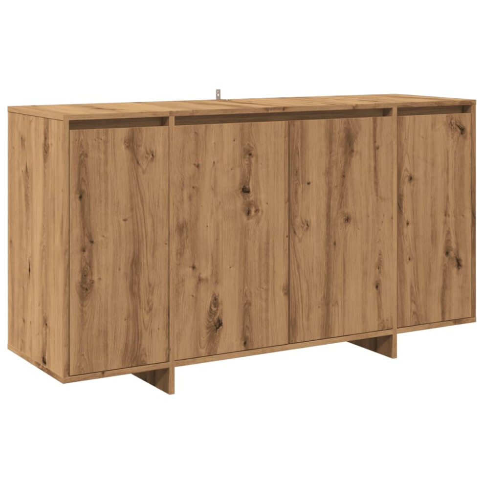 (artisan oak) vidaXL Sideboard Chipboard Home Storage Side Cabinet Furniture Multi Colours