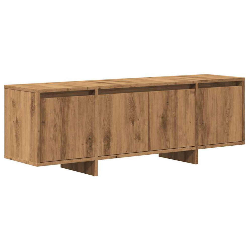 Vidaxl (Artisan Oak) Tv Cabinet Tv Stand Media Tv Unit Entertainment Centre Engineered Wood Brown