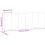 VidaXL (old wood) vidaXL Wall Headboard Bed Header Bedroom Wall Bed Headboard Engineered Wood 7