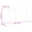 VidaXL (old wood) vidaXL Bed Headboard Bedroom Bed Header Decorative Headboard Engineered Wood 7