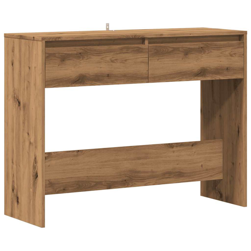 (artisan oak) vidaXL Console Table Chipboard Hallway Table for Under Mirror Multi Colours