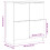 VidaXL (old wood) vidaXL Sideboard Console Cabinet Storage Cupboard Highboard Engineered Wood 10