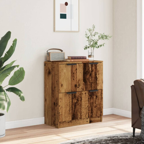VidaXL (old wood) vidaXL Sideboard Console Cabinet Storage Cupboard Highboard Engineered Wood 2