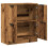 VidaXL (old wood) vidaXL Sideboard Console Cabinet Storage Cupboard Highboard Engineered Wood 7
