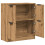 VidaXL (artisan oak) vidaXL Sideboard Console Cabinet Storage Cupboard Highboard Engineered Wood 7