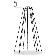(cold white, 400 cm) vidaXL Tree Lights with LEDs Outdoor Xmas Light Multi Colours Multi Sizes