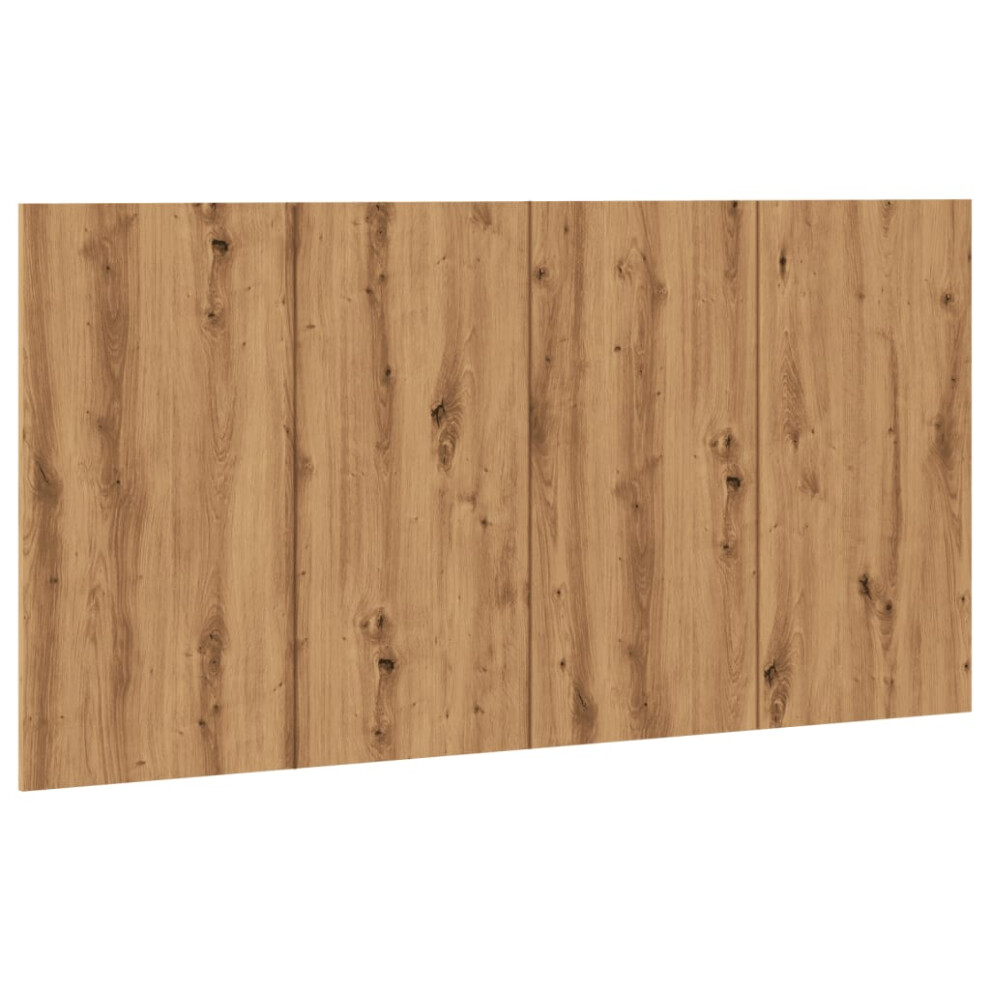 Vidaxl (Artisan Oak) Bed Headboard Bedroom Bed Header Decorative Headboard Engineered Wood