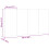 VidaXL (artisan oak) vidaXL Bed Headboard Bedroom Bed Header Decorative Headboard Engineered Wood 7