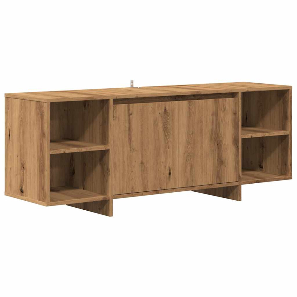 Vidaxl (Artisan Oak) Tv Cabinet Tv Stand Media Tv Unit Entertainment Centre Engineered Wood Brown