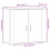 VidaXL (old wood) vidaXL Sideboard Side Cabinet Storage Cupboard Home Organiser Engineered Wood 4