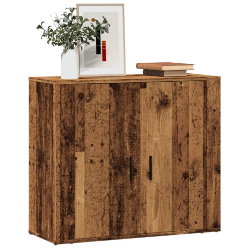 VidaXL (old wood) vidaXL Sideboard Side Cabinet Storage Cupboard Home Organiser Engineered Wood 2
