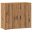 VidaXL (oak) vidaXL Sideboard Side Cabinet Storage Cupboard Home Organiser Engineered Wood 1