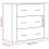 VidaXL (old wood) vidaXL Sideboard Storage Cupboard Cabinet Buffet Highboard Engineered Wood 10