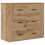 VidaXL (artisan oak) vidaXL Sideboard Storage Cupboard Cabinet Buffet Highboard Engineered Wood 2