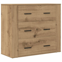 (artisan oak) vidaXL Sideboard Storage Cupboard Cabinet Buffet Highboard Engineered Wood