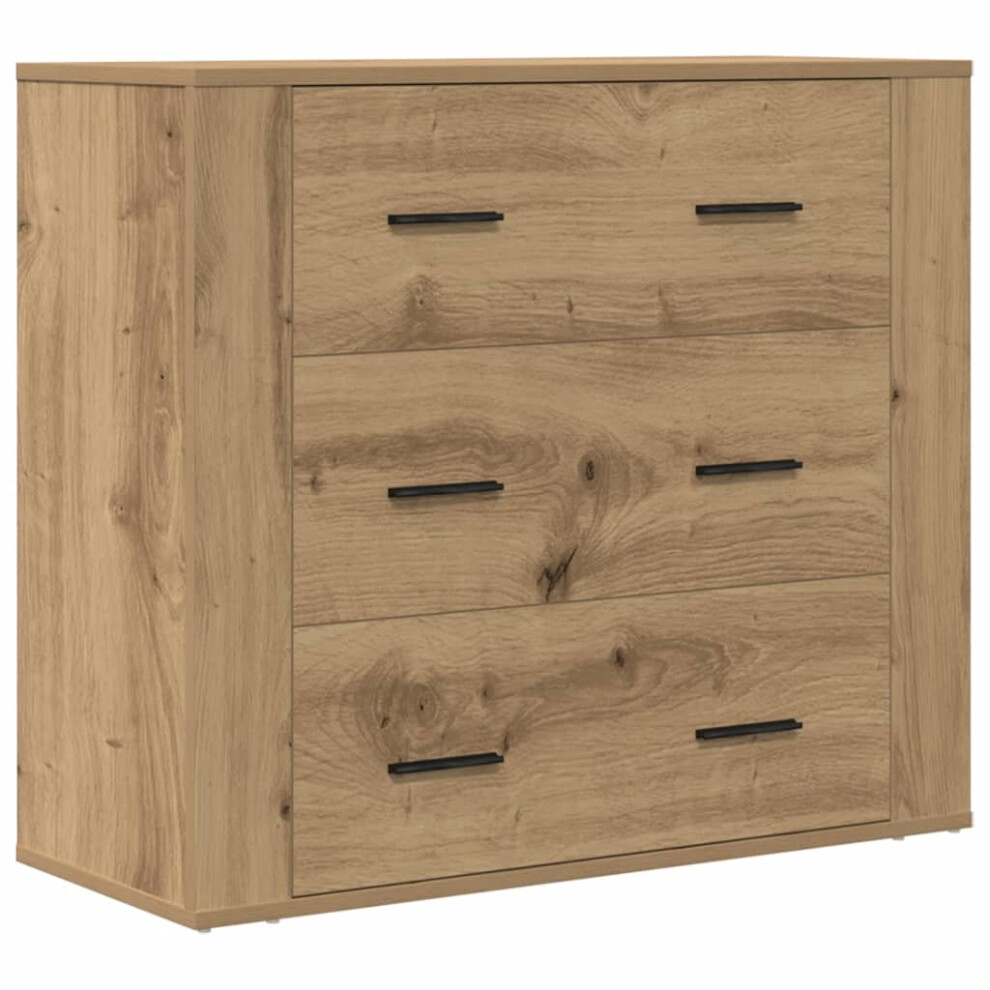 (artisan oak) vidaXL Sideboard Engineered Wood Side Cabinet Home Organiser Multi Colours