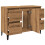 VidaXL (artisan oak) vidaXL Sink Cabinet Vanity Unit Storage Cupboard Engineered Wood 5