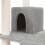 VidaXL (light grey) vidaXL Cat Tree with Sisal Scratching Posts 83 cm Pet Supply Multi Colours 6