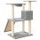VidaXL (light grey) vidaXL Cat Tree with Sisal Scratching Posts 83 cm Pet Supply Multi Colours 5