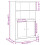 VidaXL (old wood) vidaXL Highboard Sideboard Side Cabinet Cupboard Old Wood Engineered Wood 10