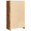 VidaXL (old wood) vidaXL Highboard Sideboard Side Cabinet Cupboard Old Wood Engineered Wood 7